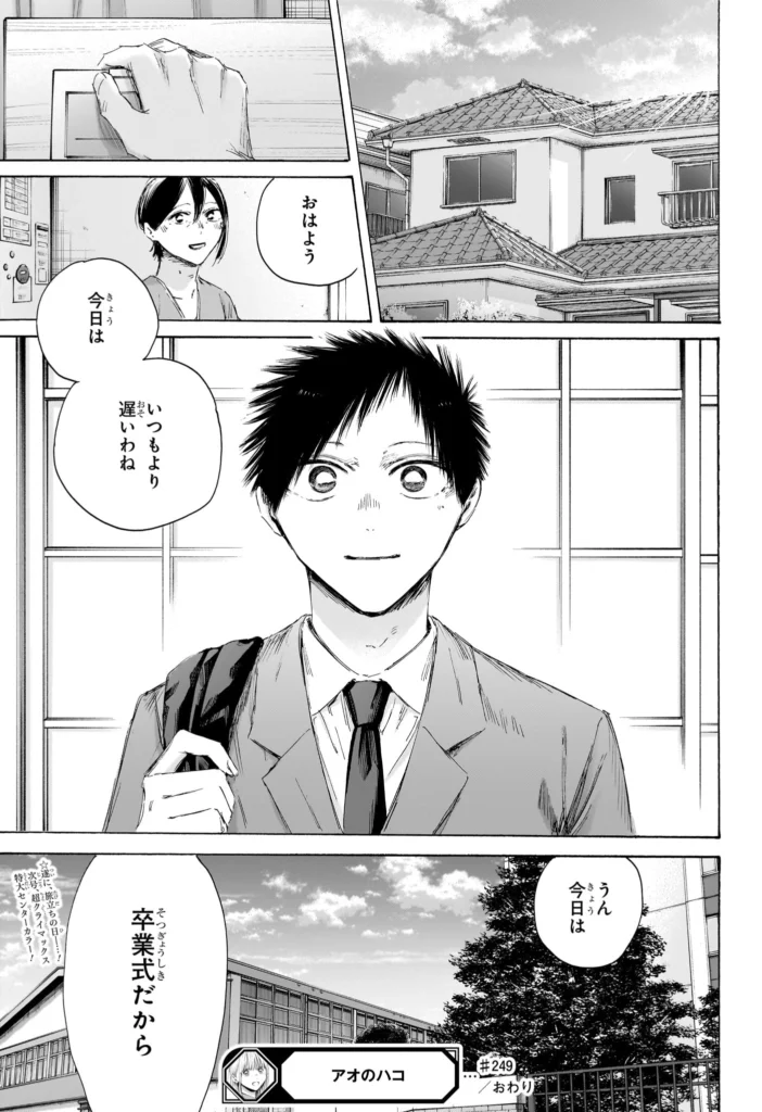 アオのハコ raw ( Blue box Raw ) 第249話