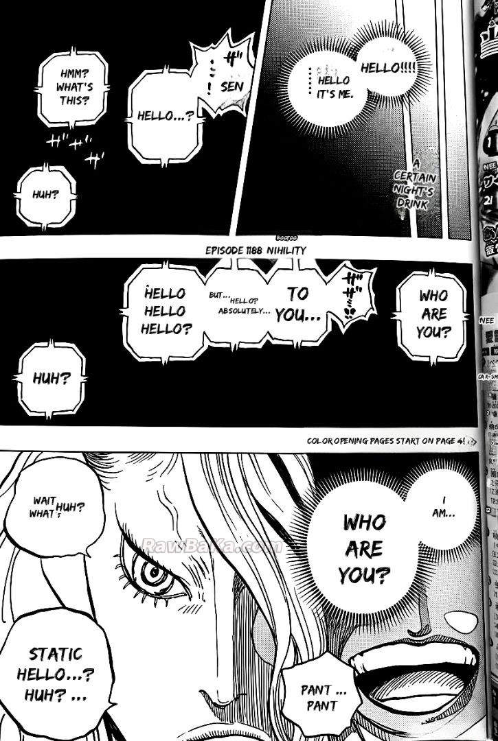 One Piece Raw ( ワンピースRaw ) Chapter 1188